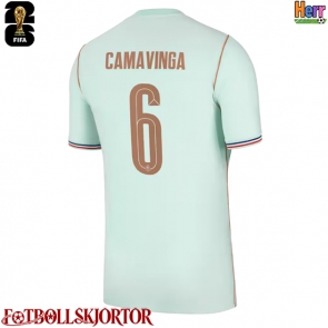 Frankrike Eduardo Camavinga #6 Bortatröja VM 2026 Kortärmad
